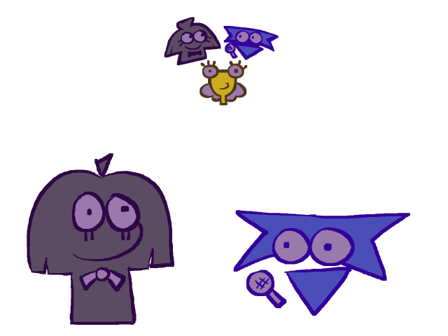 Player (and Enemy) Character Idle + Sing Poses + Icons Personal Project